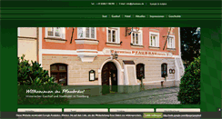 Desktop Screenshot of pfaubraeu.de